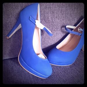 Blue heels